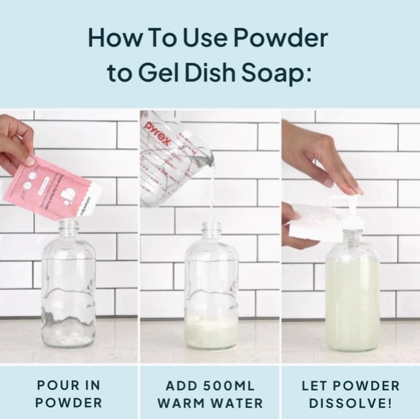 PRE-ORDER Dish Soap- Powder to Gel